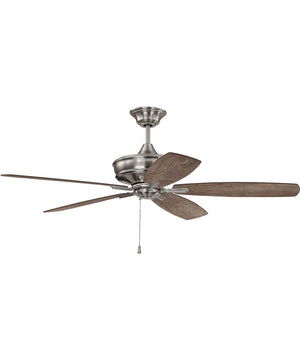 Sloan 56" Ceiling Fan (Blades Included) Brushed Polished Nickel