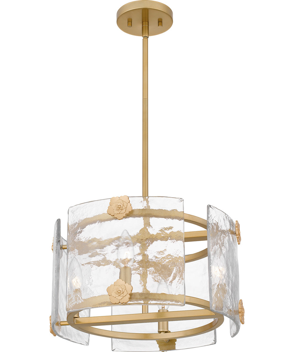 Jolie Large 4-light Pendant Light Gold