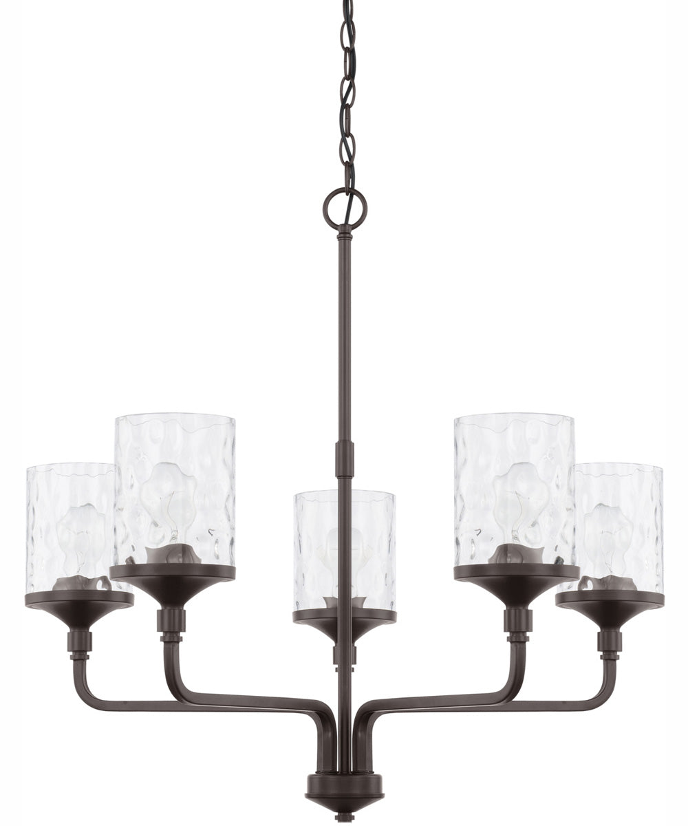 Colton 5-Light Chandelier Bronze