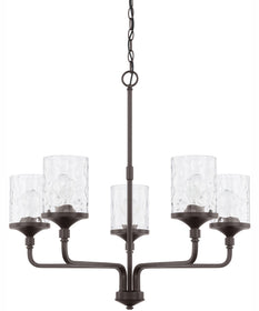 Colton 5-Light Chandelier Bronze