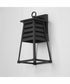 Shutters Vivex 1-Light Medium Outdoor Wall Sconce Black