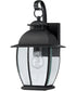 Bain Small 1-light Outdoor Wall Light Mystic Black