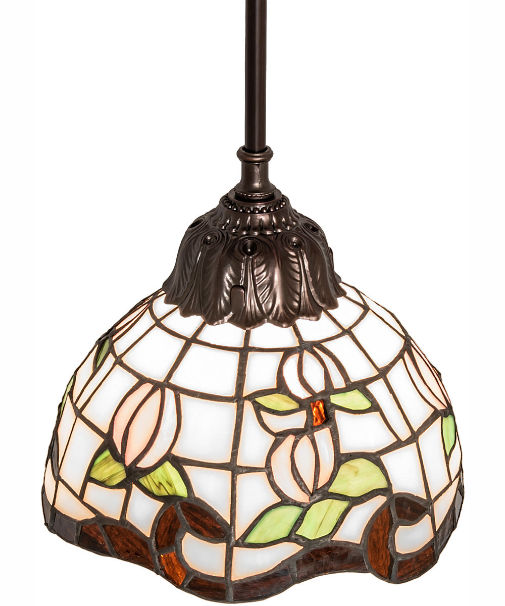 7" Wide Roseborder Mini Pendant