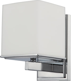 5"W Bento 1-Light Vanity & Wall Polished Chrome