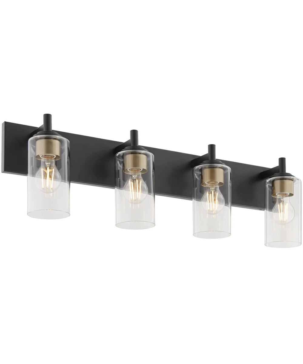 Fallstaff 4-light Bath Vanity Light Matte Black