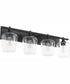 Veno 4-light Bath Vanity Light Matte Black