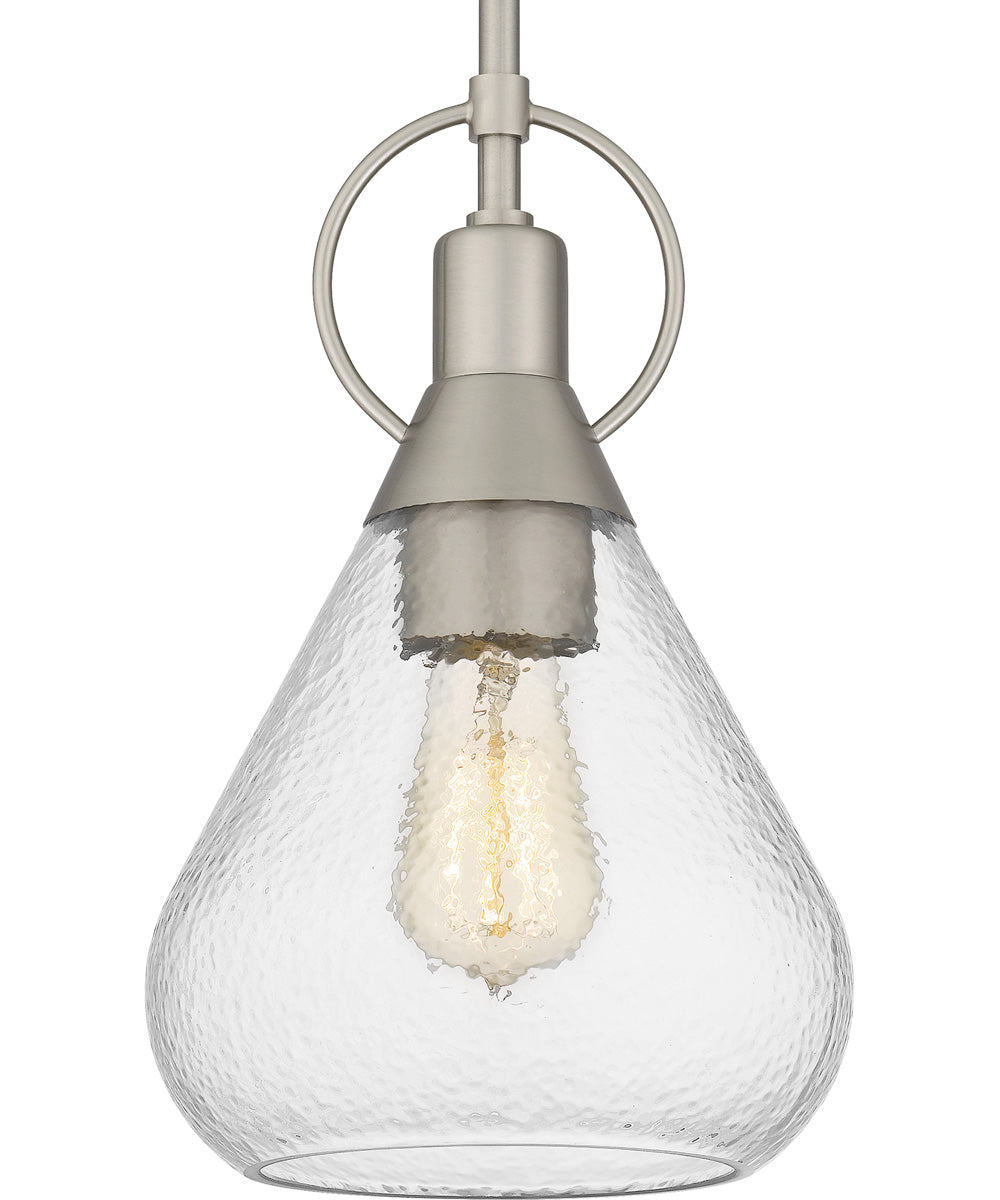 Quoizel Piccolo Pendant Small 1-light Mini Pendant Brushed Nickel