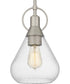 Quoizel Piccolo Pendant Small 1-light Mini Pendant Brushed Nickel