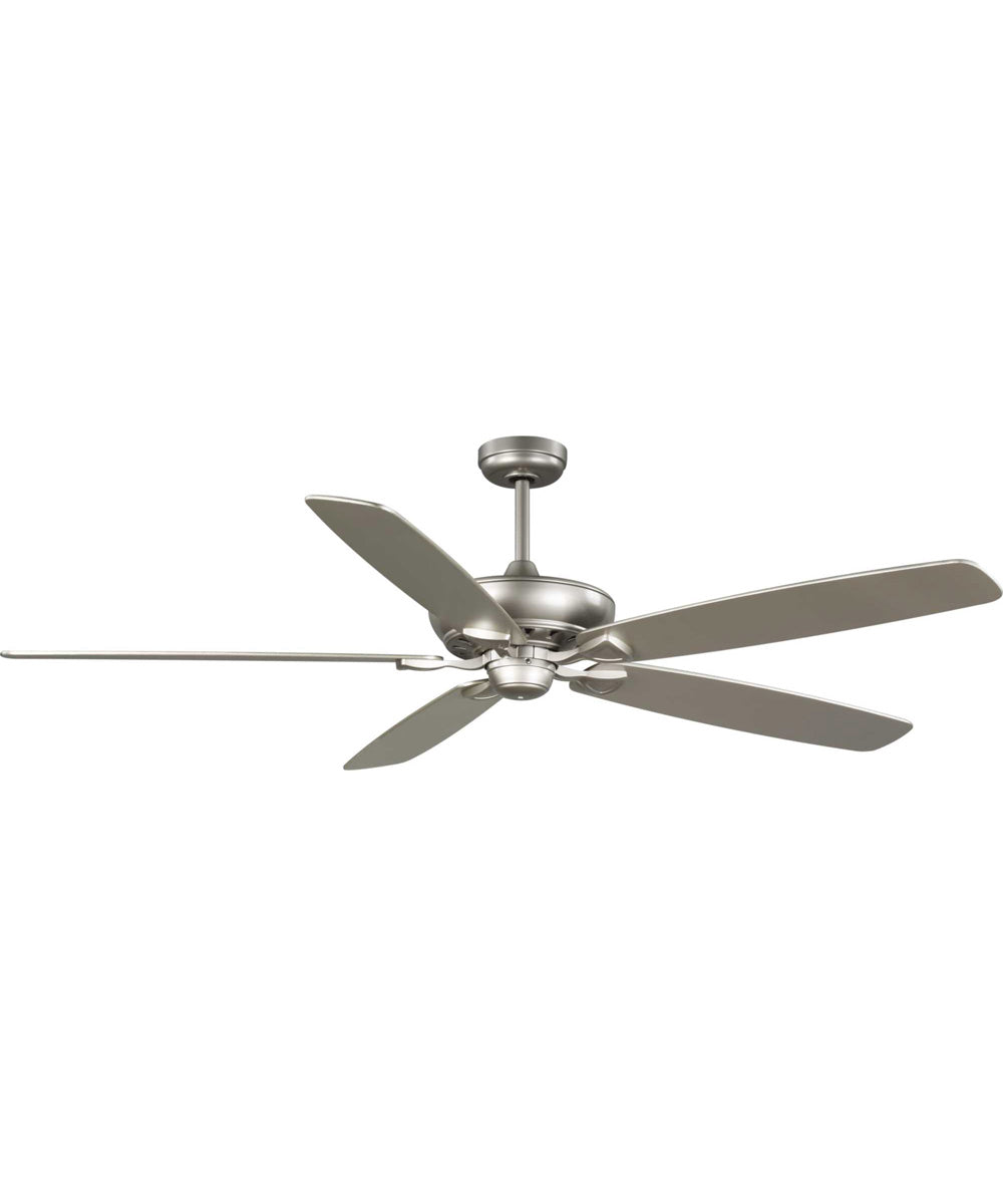 Kennedale 72-Inch 5-Blade DC Motor Transitional Ceiling Fan Grey Weathered Wood/Silver Painted Nickel