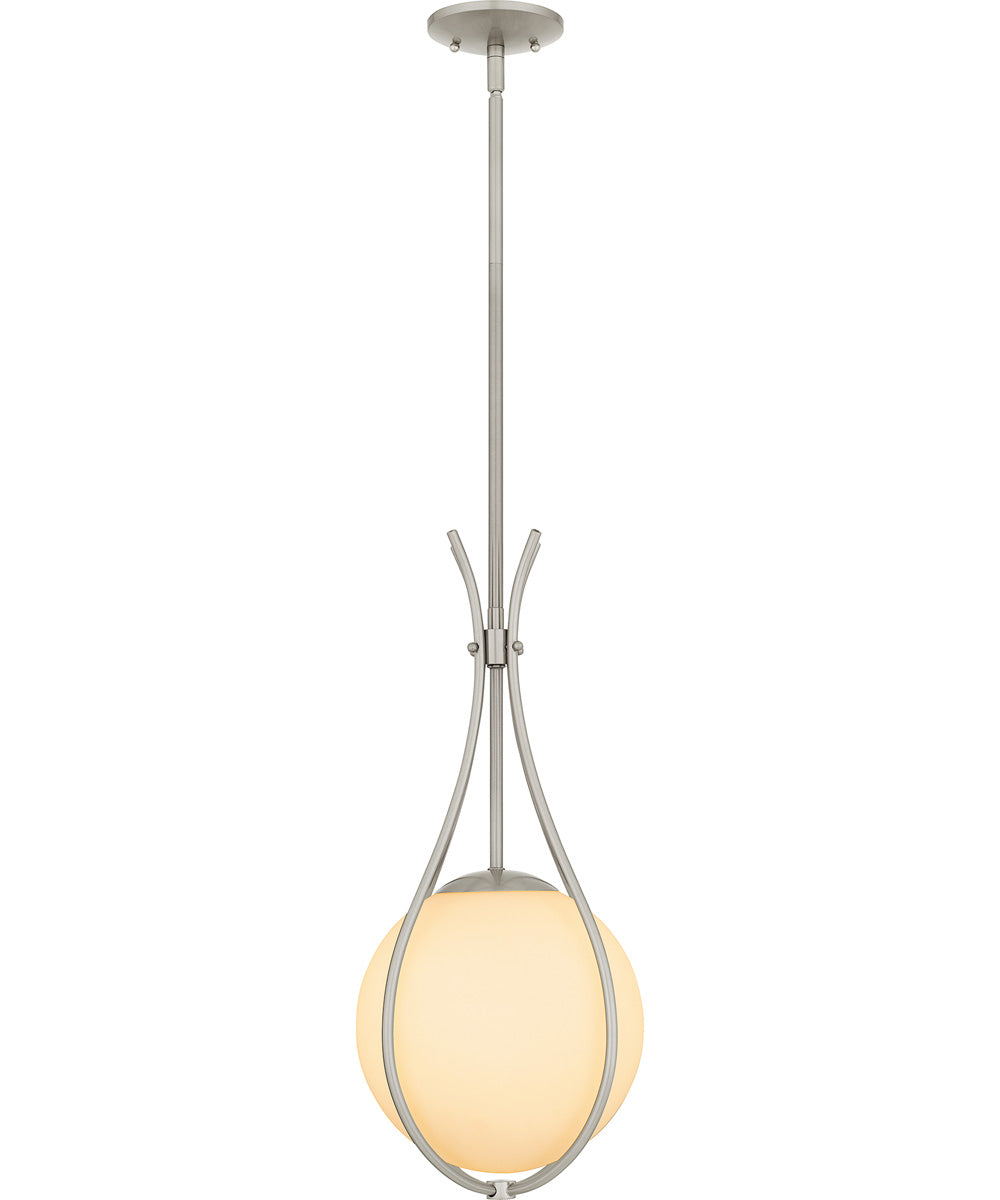 Quoizel Pendant Small 1-light Mini Pendant Brushed Nickel