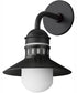 Admiralty 1-Light Outdoor Wall Sconce Black