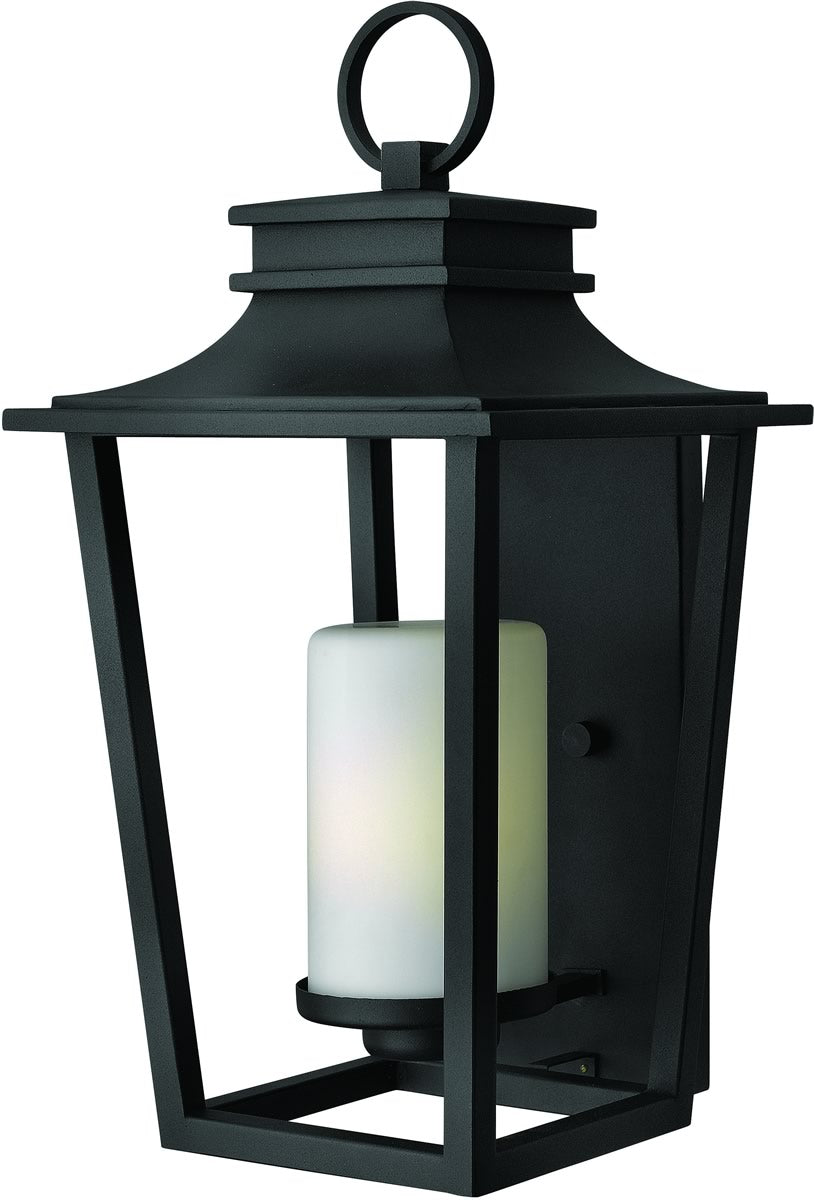23"H Sullivan 1-Light Large Outdoor Wall Lantern Black
