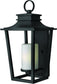 23"H Sullivan 1-Light Large Outdoor Wall Lantern Black