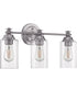 Dardyn 3-Light Vanity Brushed Polished Nickel