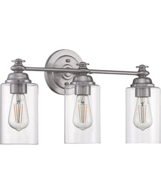 Dardyn 3-Light Vanity Brushed Polished Nickel