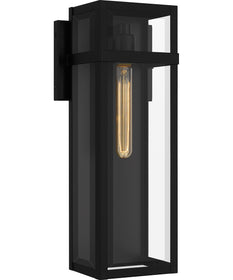 Vanessa Large 1-light Outdoor Wall Light  Coastal Armour Aluminum Matte Black