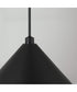 Alden 1-Light Pendant Matte Black