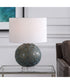 Agate Slice Charcoal Table Lamp