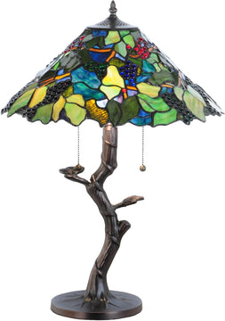25"H Grape Harvest Table Lamp