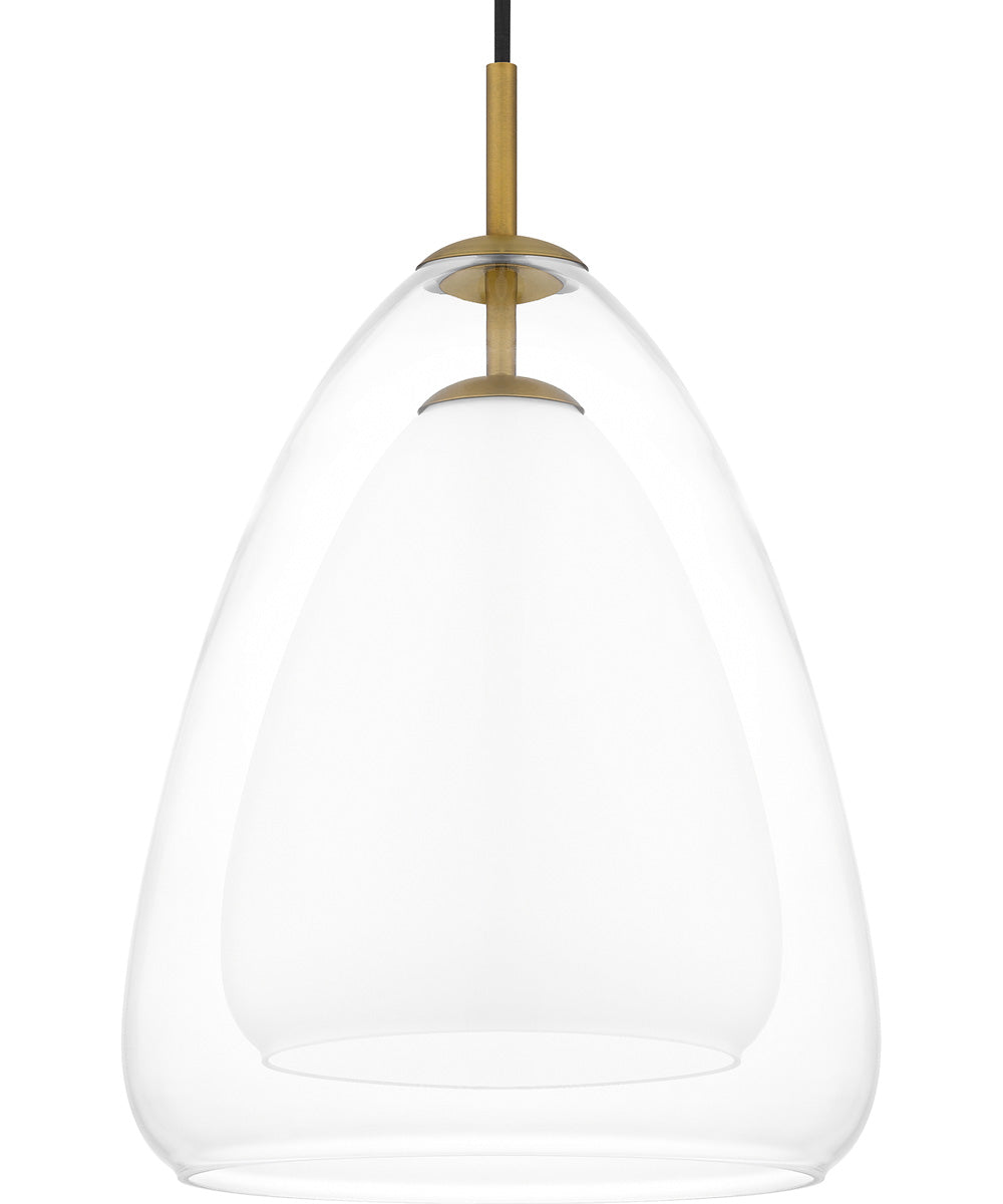 Aero 1-light Mini Pendant Aged Brass