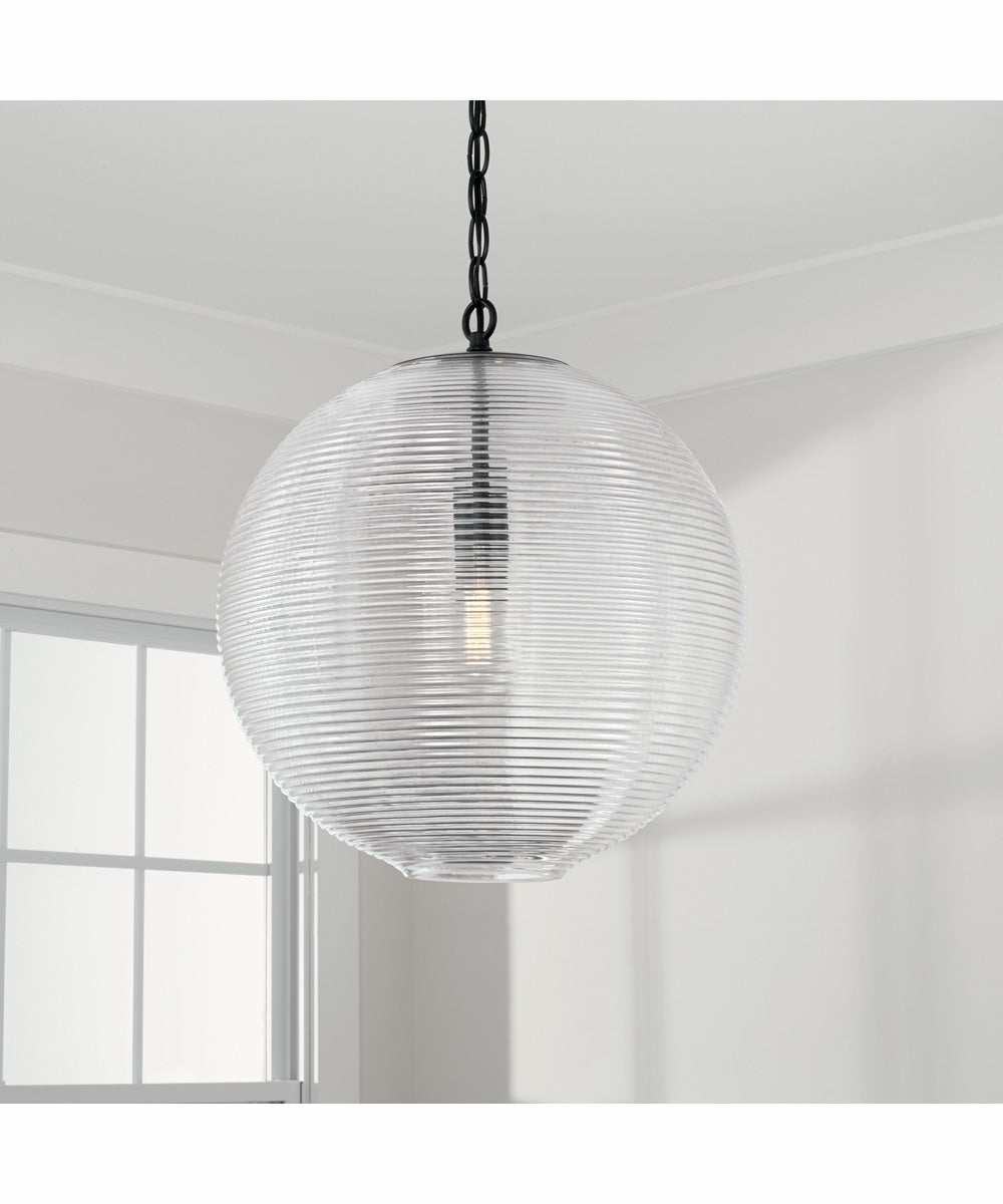 Dolan 1-Light Pendant Matte Black