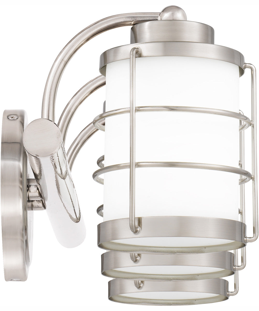 Hazlett Large 3-light Bath Light Brushed Nickel