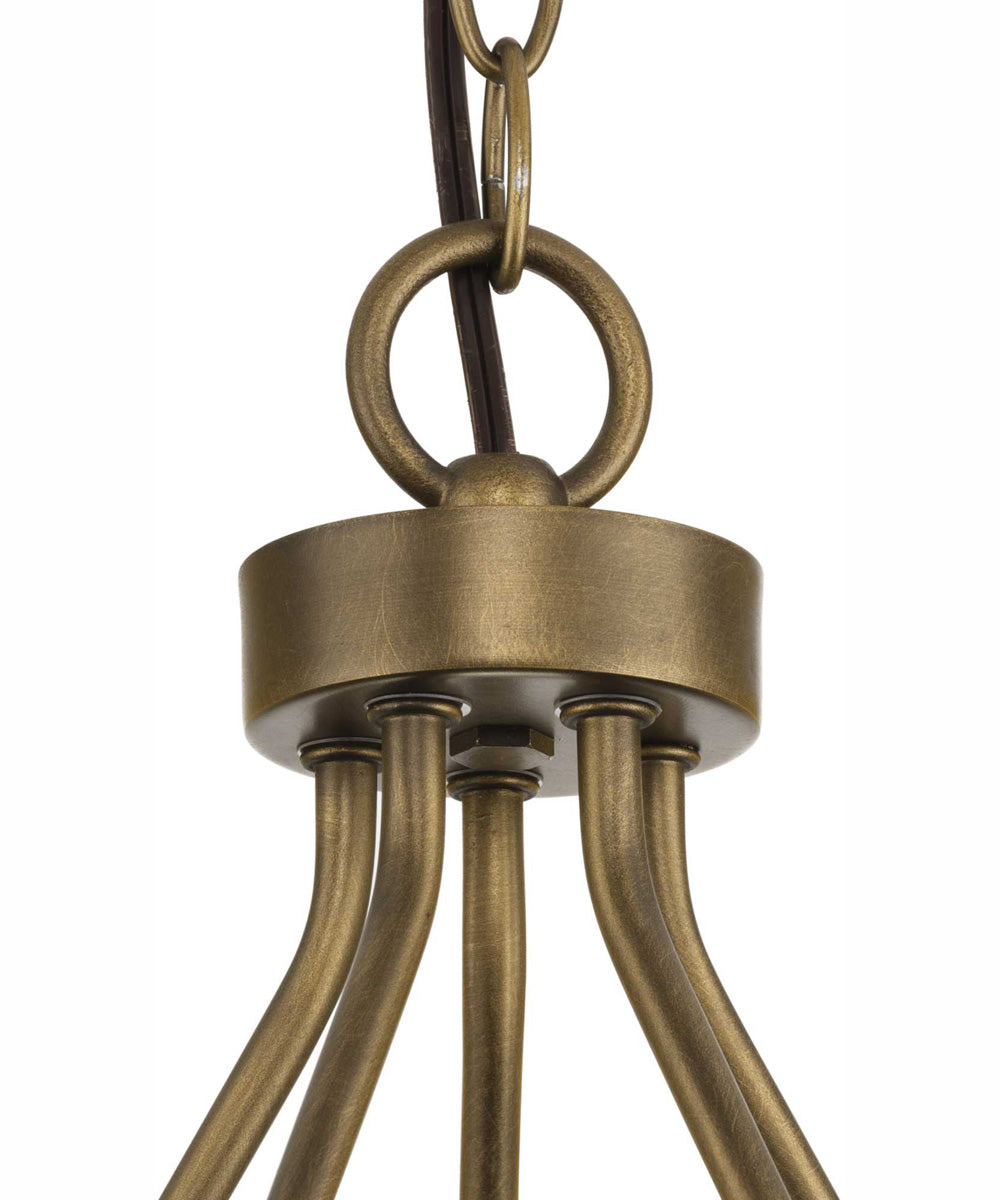 Breckenridge 5-Light Rustic Farmhouse Chandelier Aged Bronze