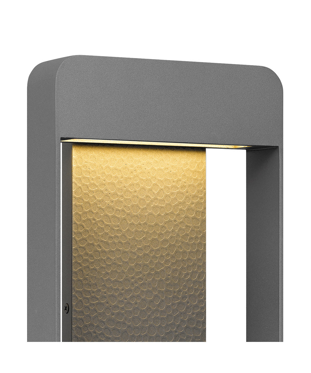 Bourdon Medium Outdoor Wall Light  Coastal Armour Aluminum Matte Titanium