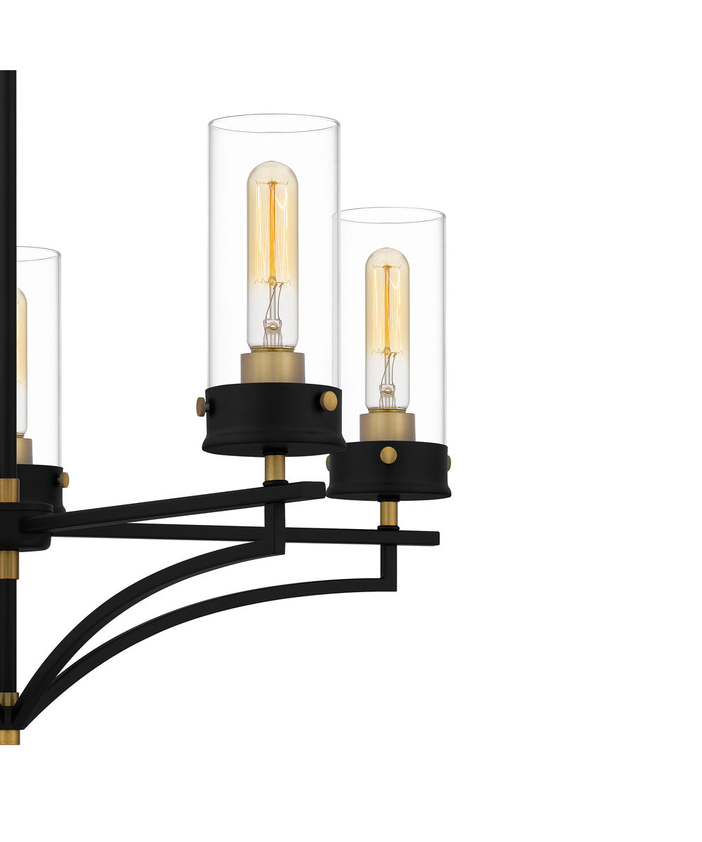Hillside 5-light Chandelier Matte Black