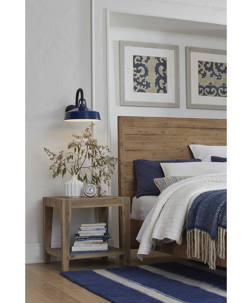 Cedar Springs 1-Light Extra Large Wall Lantern Navy