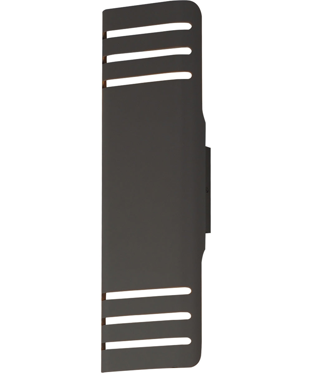 Lightray Large LED Outdoor Wall Lamp Architectural Bronze