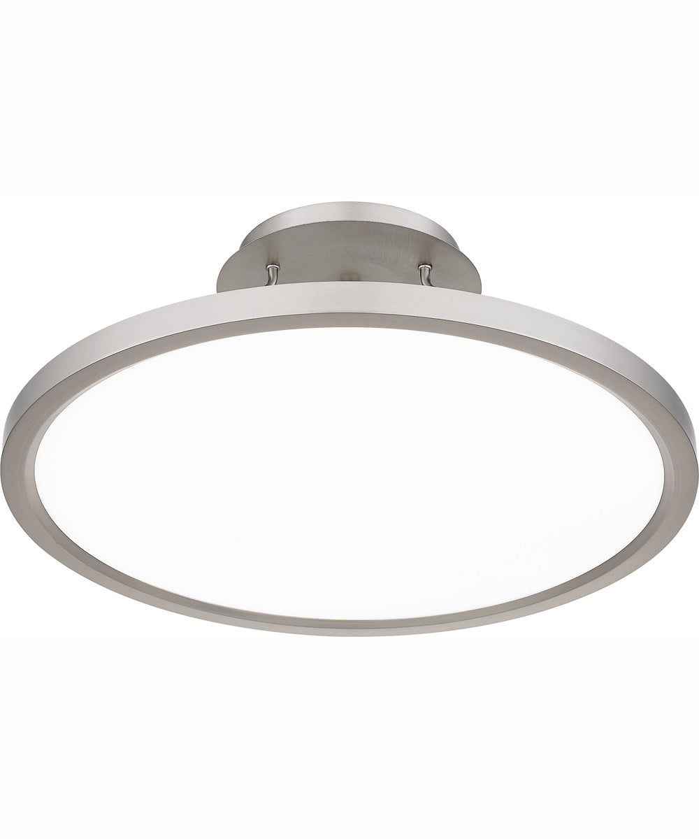 Outskirts Large Semi Flush Mount Brushed Nickel