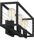 Awendaw Large 3-light Bath Light Matte Black