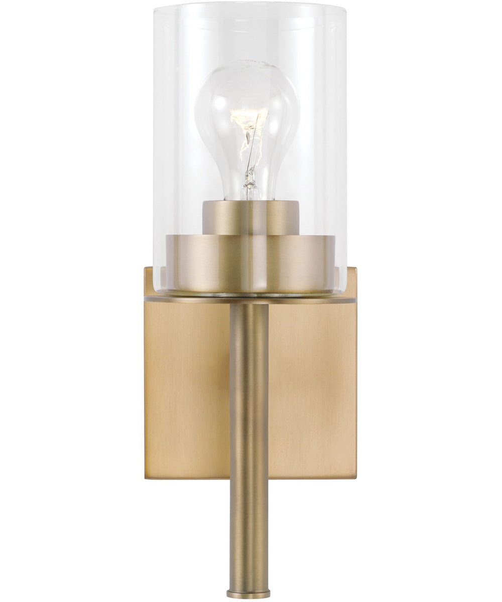 Mason 1-Light Sconce Aged Brass