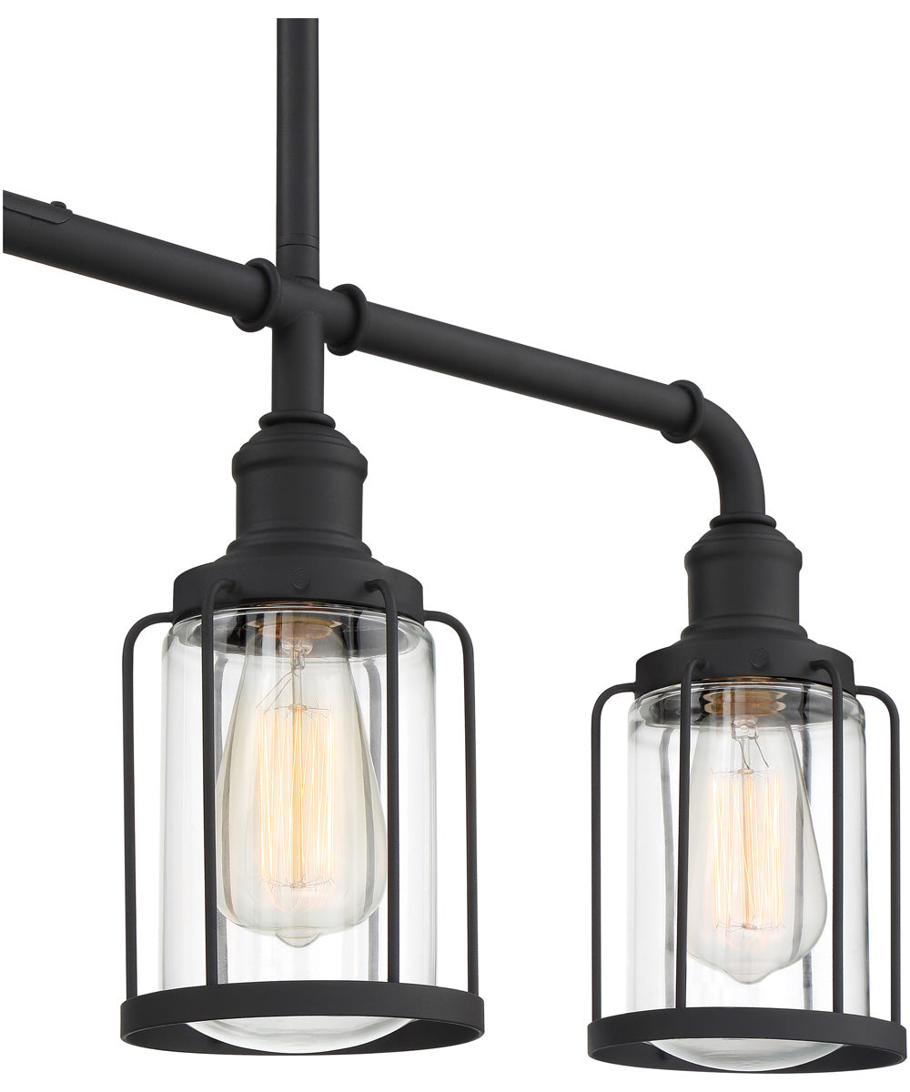 Ludlow 4-light Island Light Earth Black