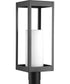 Patewood 1-Light Post Lantern Matte Black