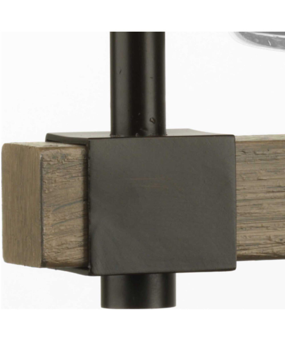 Barnes Mill 2-Light 16-1/4 Semi-Flush Antique Bronze