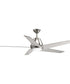 Gust 54" 5-Blade Ceiling Fan Brushed Nickel