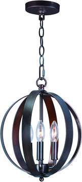 12"W Provident 3-Light Chandelier Oil Rubbed Bronze
