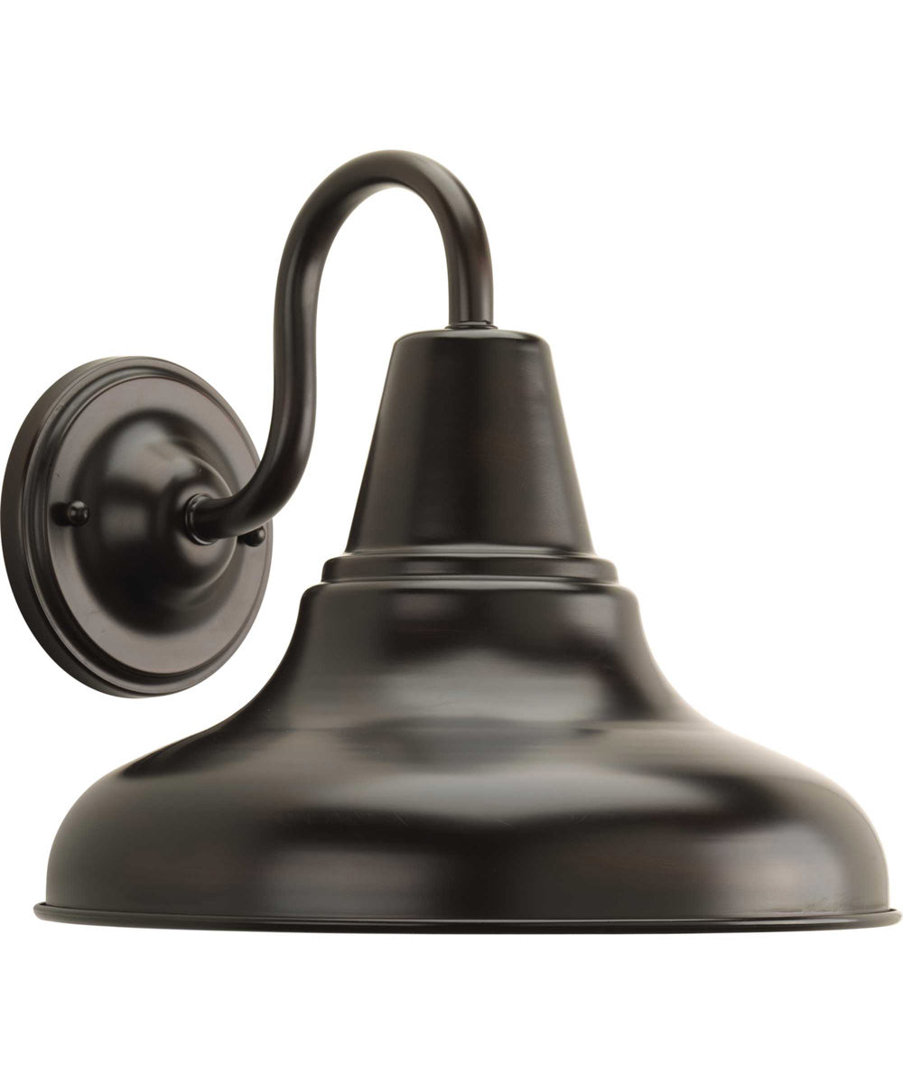 District 1-Light Large Wall Lantern Antique Bronze