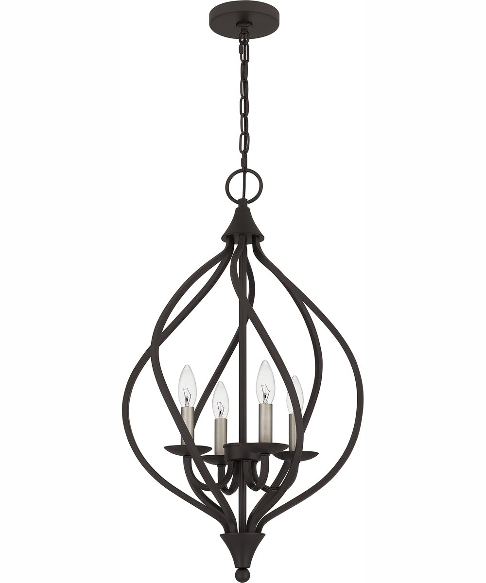 Dupont Large 4-light Pendant Old Bronze