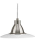 Avant LED 1-Light Mini-Pendant Brushed Nickel