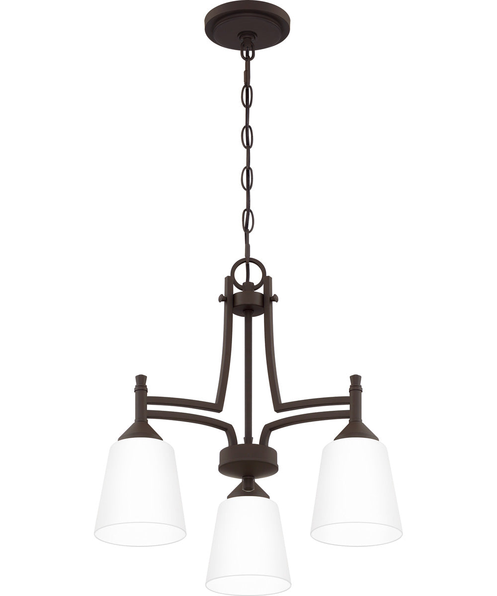 Billingsley 3-light Chandelier Old Bronze