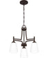 Billingsley 3-light Chandelier Old Bronze