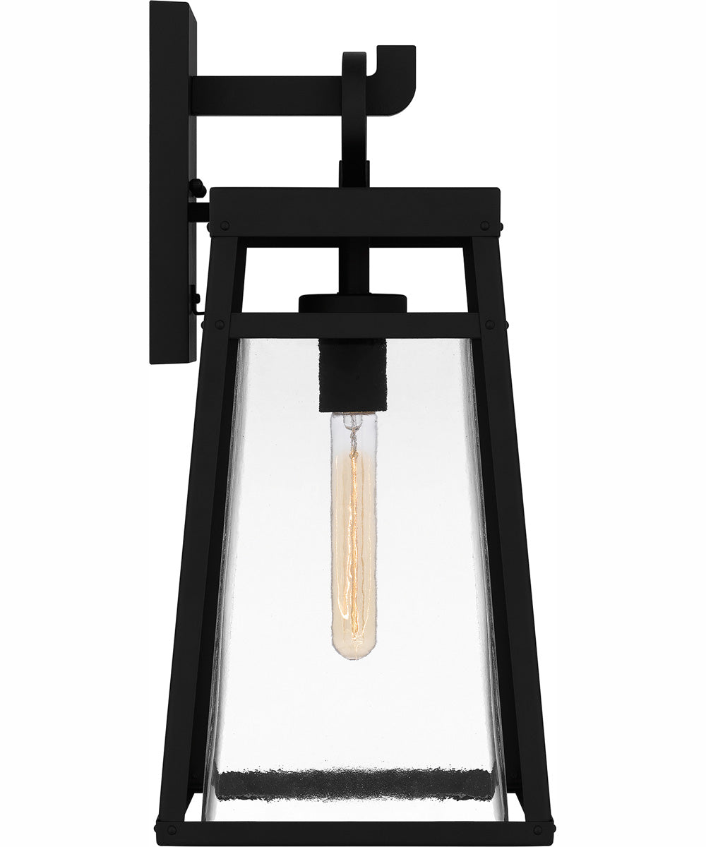 Godfrey Large 1-light Outdoor Wall Light  Coastal Armour Aluminum Matte Black