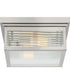 Gardner 2-light Flush Mount Stainless Steel