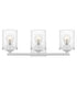 Abner Large 3-light Bath Light Polished Chrome
