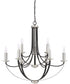 Alana 9-light Chandelier Mystic Black