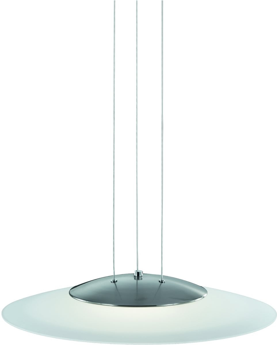 20"W Dakar LED Pendant Nickel-Matte