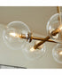 Rovi 8-light Chandelier Aged Brass